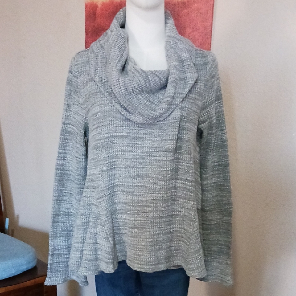 $10 SALE!!  Anthropologie Postmark- Maurisa Gray Cowl Neck Sweater
